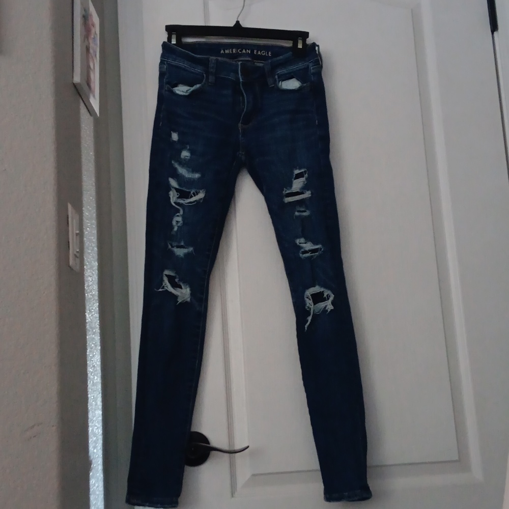 American eagle mid rise size 0 jegging